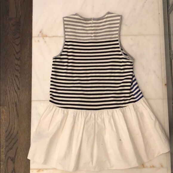 💙 TIBI Striped Peplum Top - Picture 5 of 7